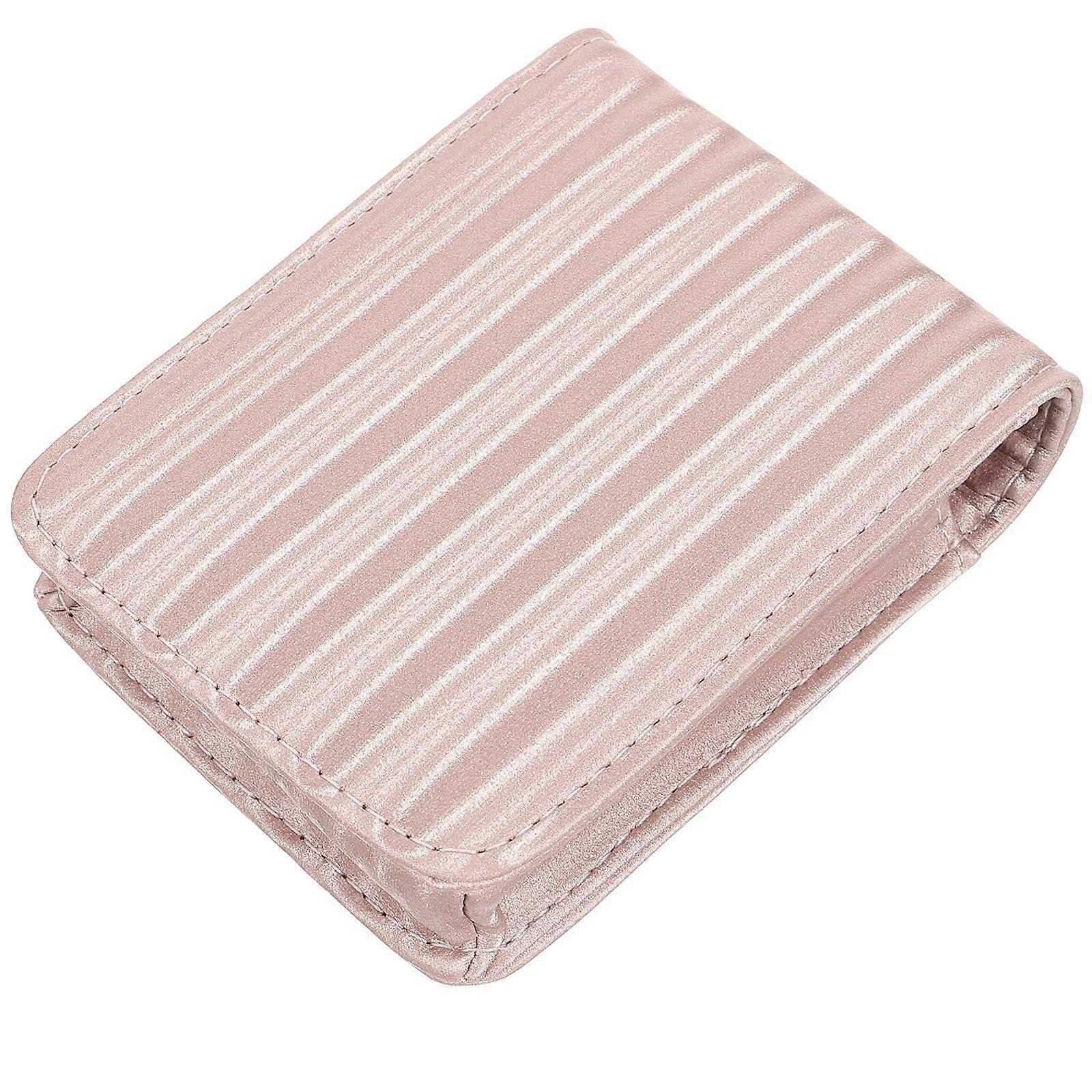 Ladies Small Pouch Case Lipstick Storage Bag Mini Lipstick Case with Mirror for Purse