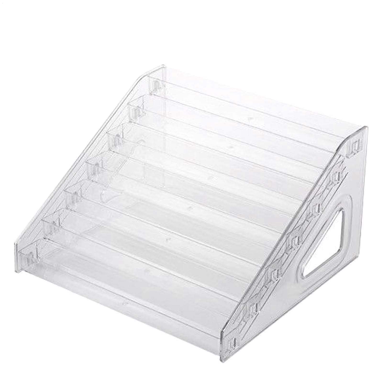 Acrylic Display Shelf: 7-Tier Transparent Perfume Organizer, Multi-Purpose Display Stand, Large Capacity Makeup
