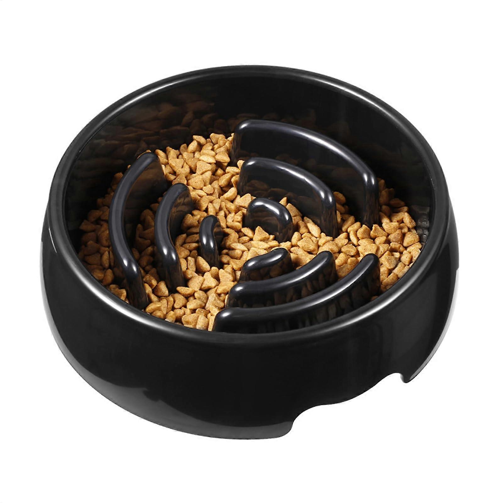 Slow Feeding Dog Bowl Anti-Slip Interactive Dish For Puppy And Adult Dogs, Choking Prevention, Multiple Sizes