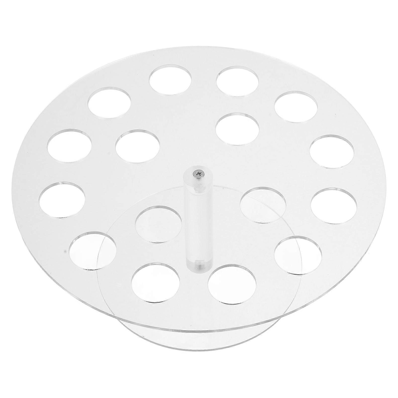 Cone Holder for Cotton Candy and Ice Cream 16 Holes Acrylic Display Stand Risers