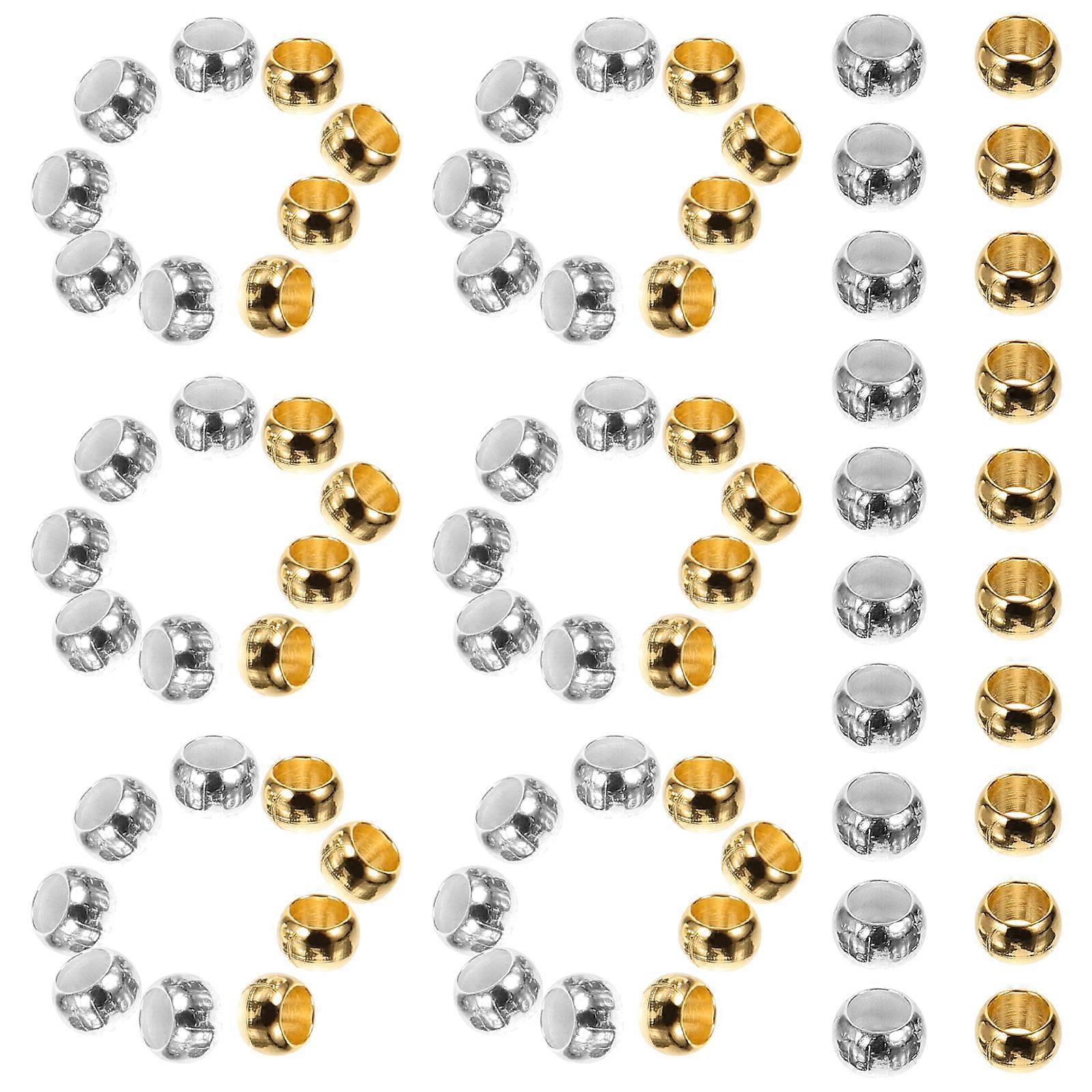 100Pcs Crimp Beads for Diy Crafts Handcraft Bracelet Making Supplies