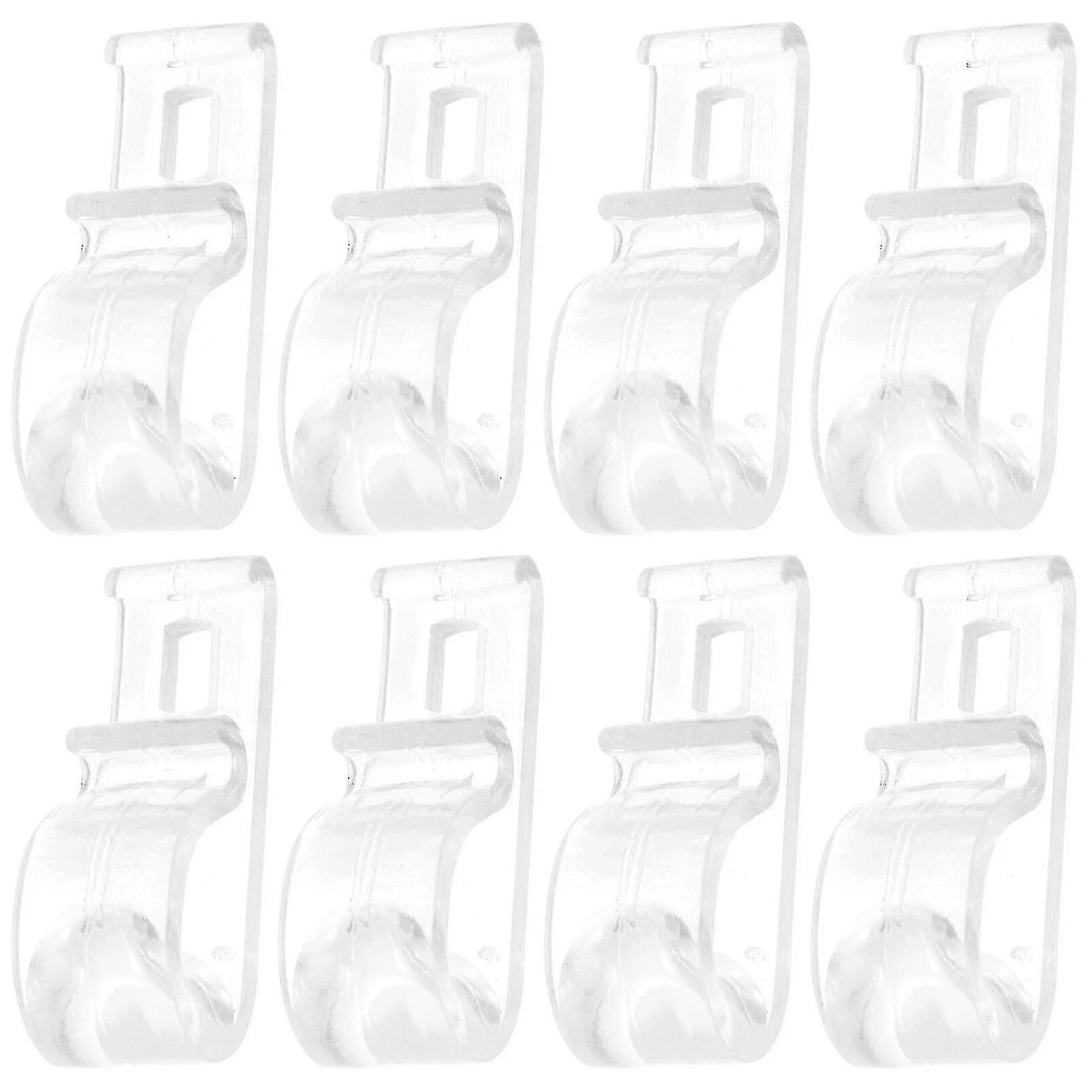 8pcs Roller Shade Safety Clips Kit with Bead Chains and Screws for Secure Window Blinds Installation