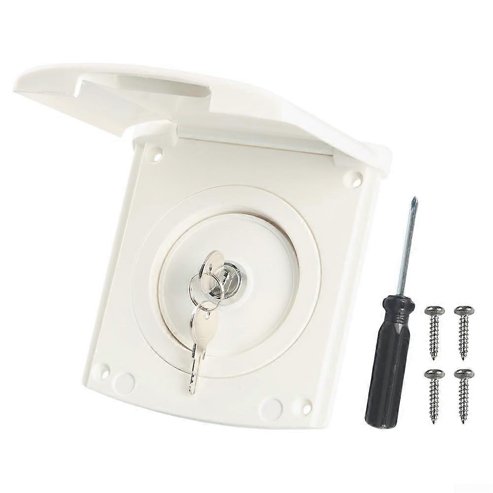 Secure Freshwater Inlet for RV Campers Designed for Easy Filling and Protection