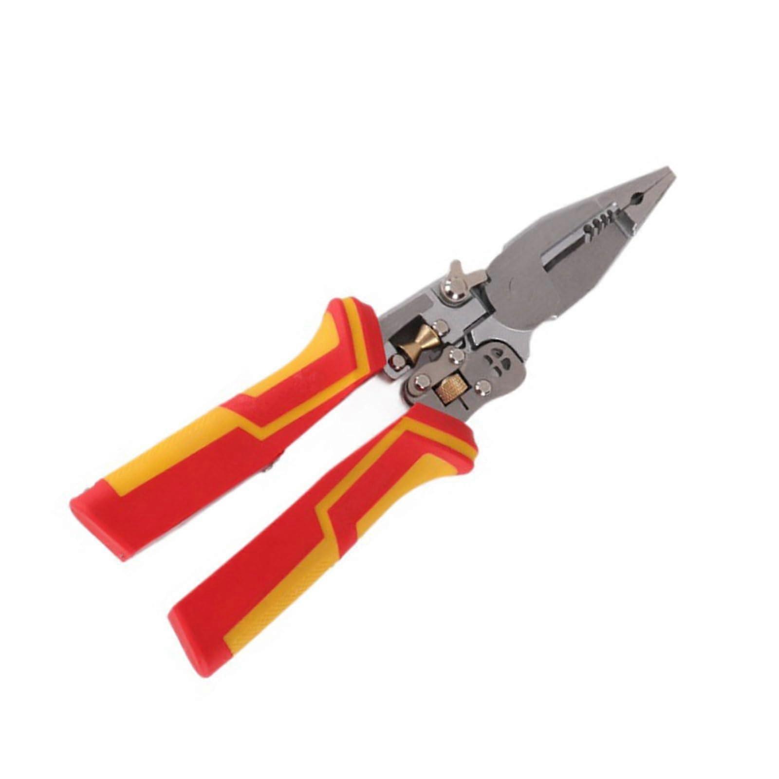 Wire Stripper Tool 9In1 Adjustable Cutter And Crimper For Electrical Cable