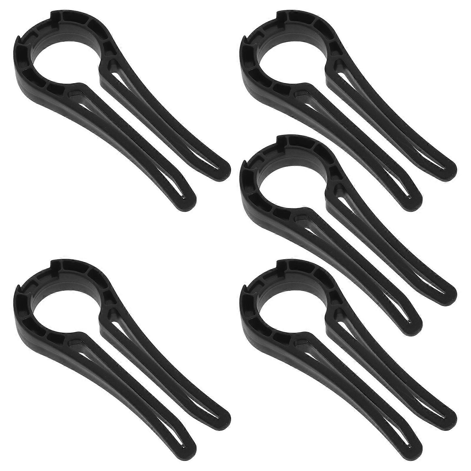 Stove Knob Lock Stove Stove Knob Knobs Black Plastic for Kitchen Safety 5Pcs