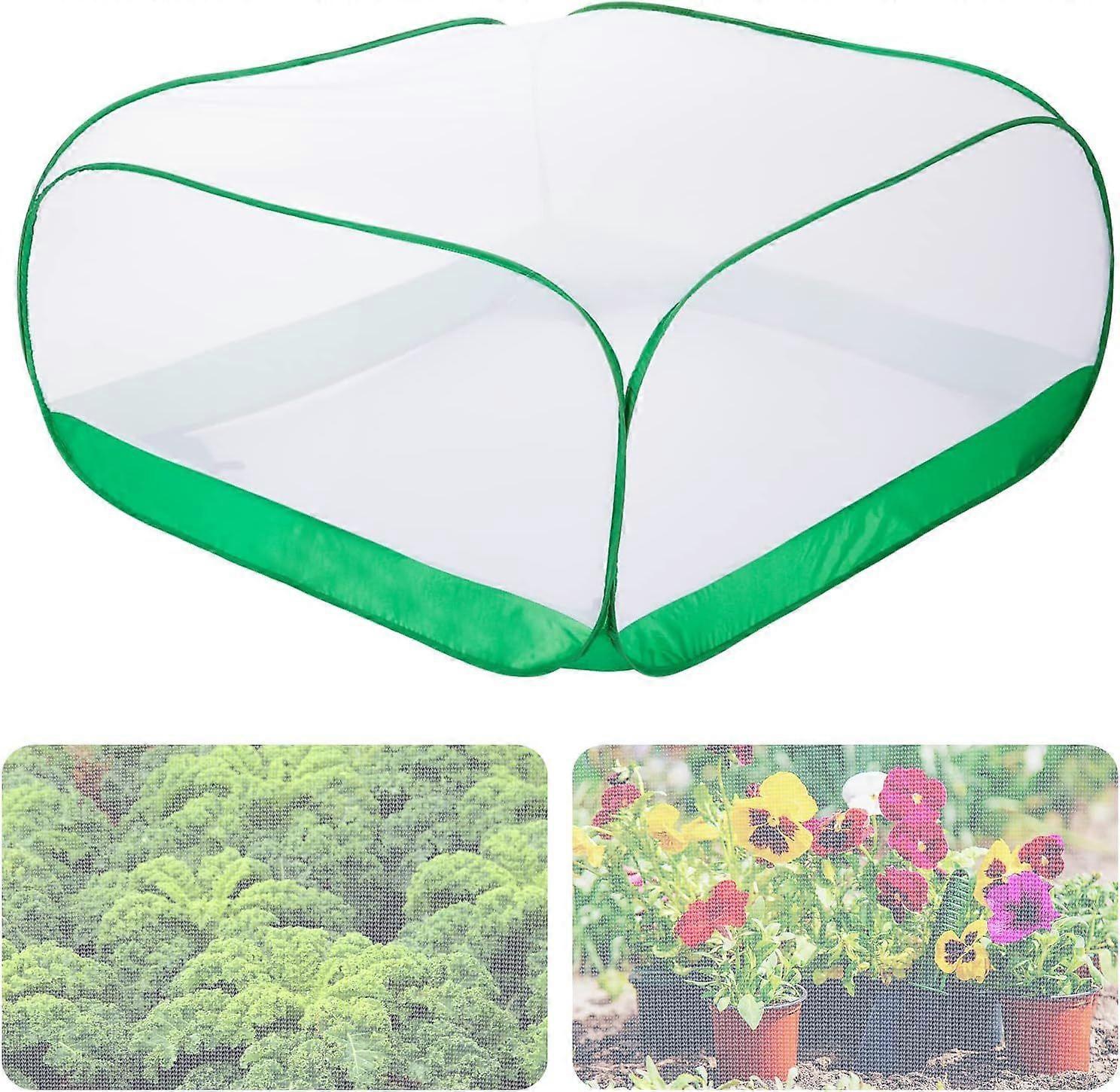Upgraded Garden Netting - 3.3 3.3 1.65 FT Plant Covers Net for Square Raised
