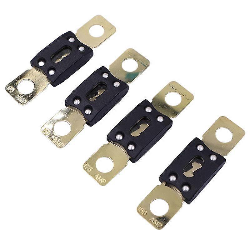 Automotive audio fuses with multiple ampere options, gold-plated process for corrosion resistance