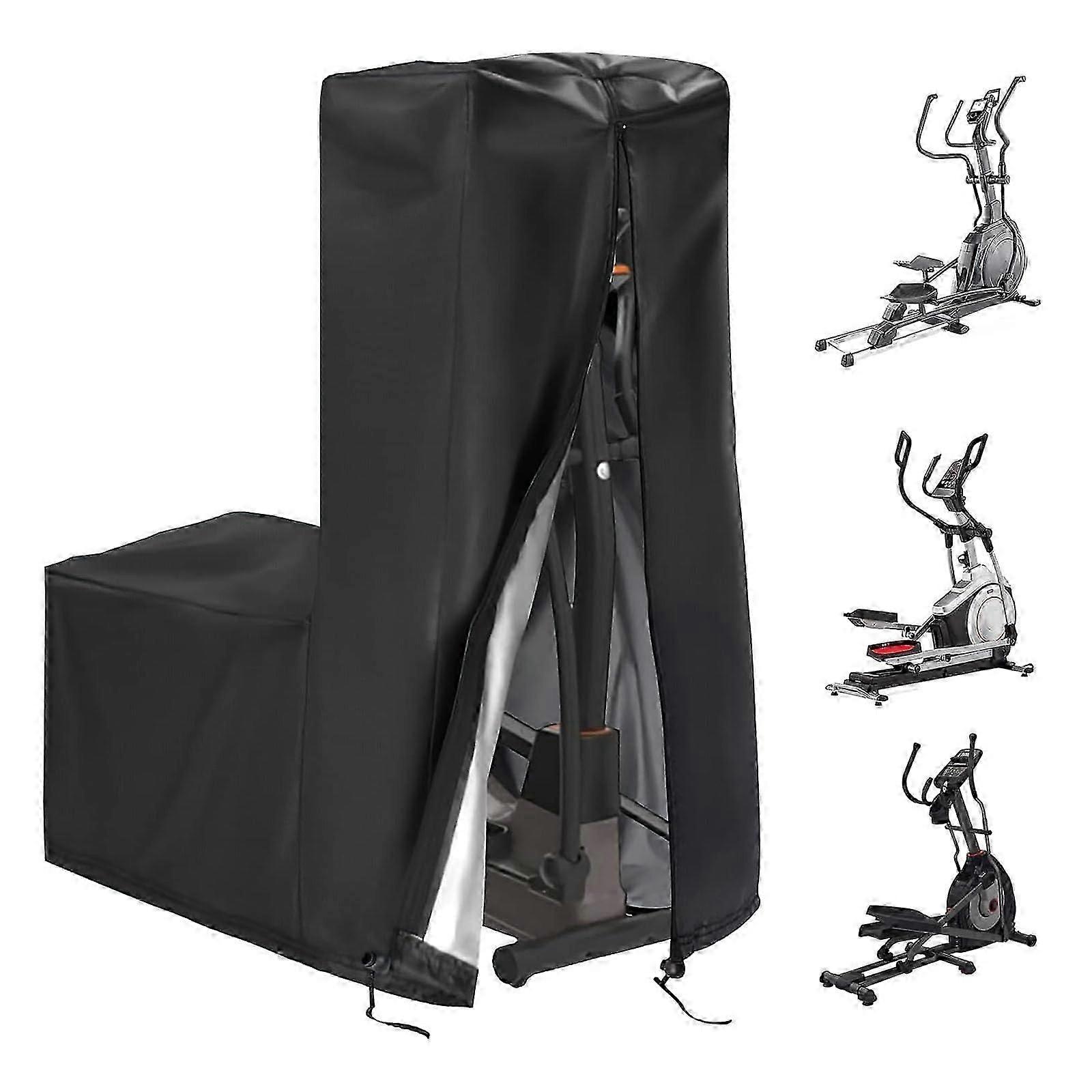 Elliptical cover, waterproof, for elliptical machines, with adjustable drawstring (420D140x64x165cm)