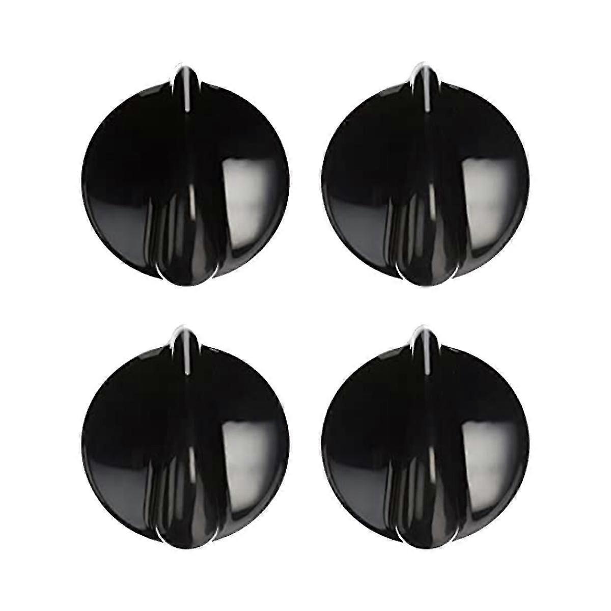 4 Pcs Stove Knobs, Burner Control Knob, Range Knobs Gas Stove Black Range/Stove/Cooktop/Ovens WB03T