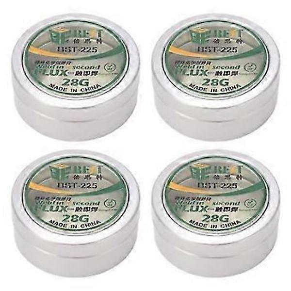 4 Pcs Soldering Iron Tip Cleaning Paste Effective Cleaning Deoxidizing Soldering Iron Tip Tin Paste 28g
