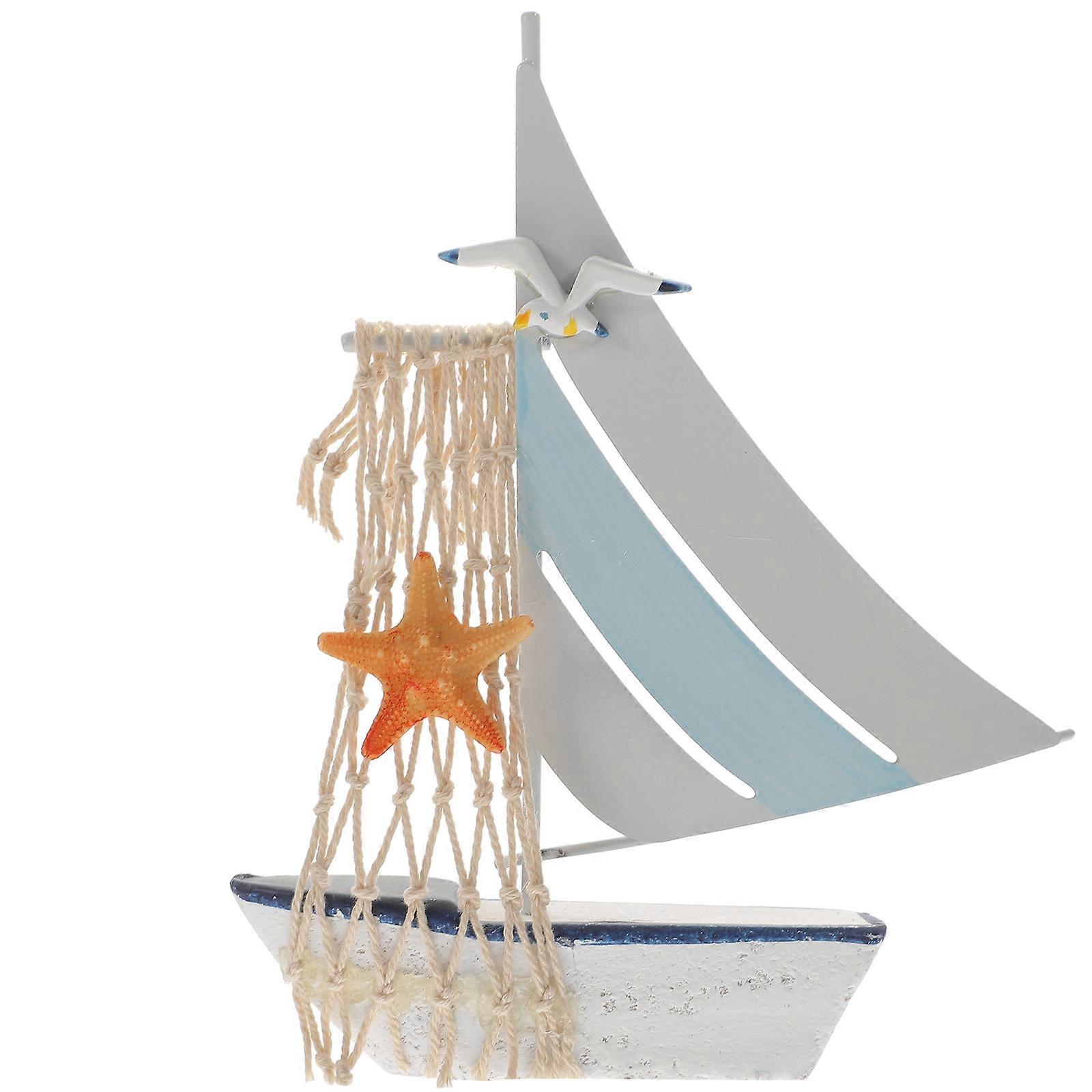 It sounds like you're describing a product listing for a **miniature nautical sailing boat model**. Here's a polished version of the product