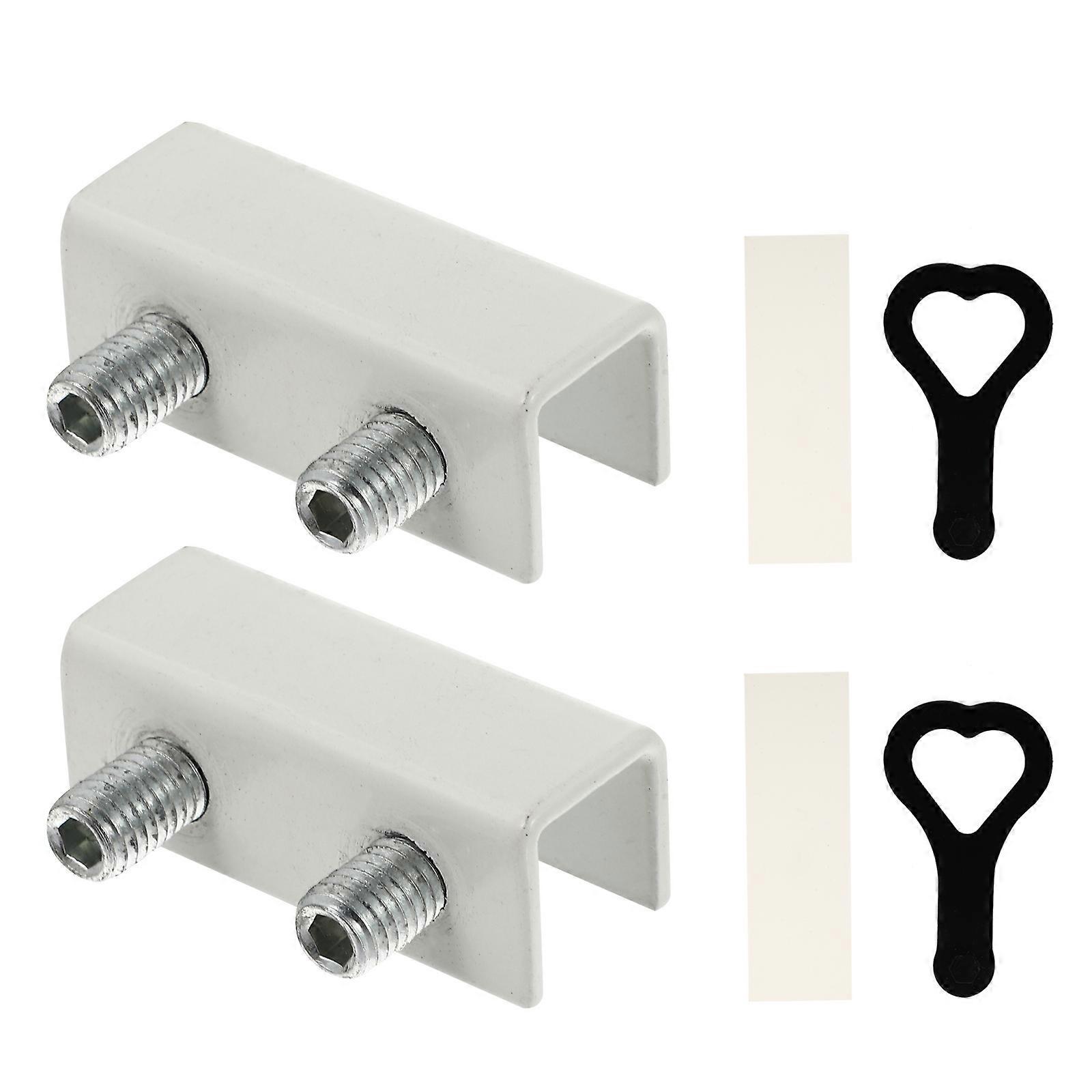 Window Locks for Home Use Sturdy Aluminum Alloy Security Locks Assorted Color 2 Pcs