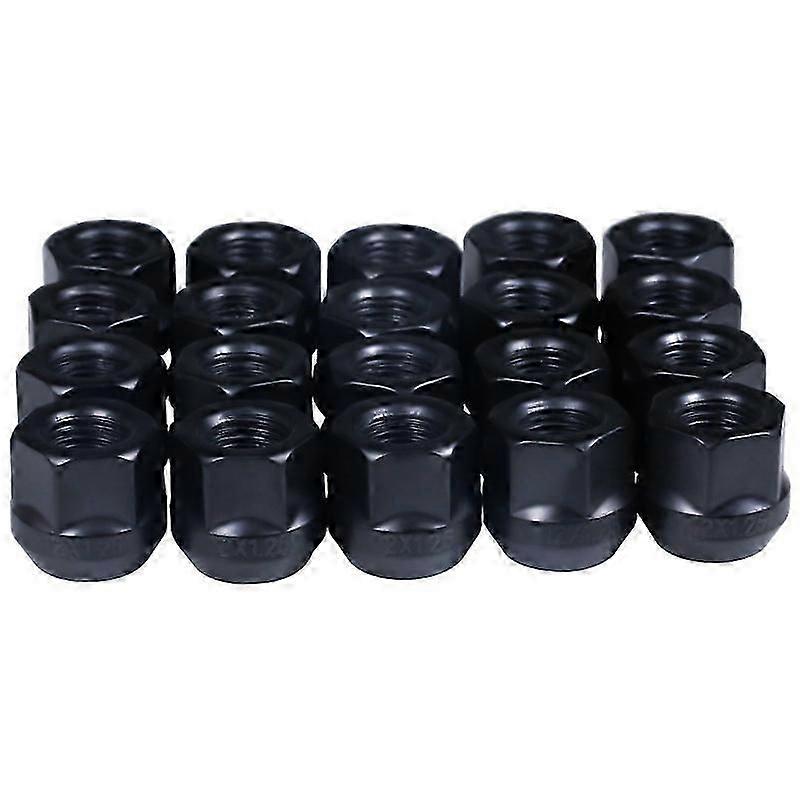 height 21mm Open end Lug Nuts Black Wheel Nuts 19mm M14 x 1.5,m12x1.25,m12x1.5,1/2-20