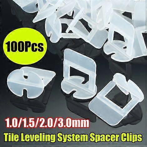 tile leveling system spacer clips wall tile floor level 1mm 1 millimeter