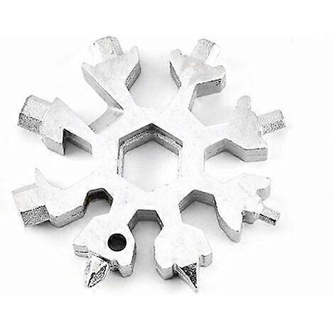 18 in 1 Snowflake Multi-Tool All-Powerful Tool - Snowflake Screwdriver/Bottle
