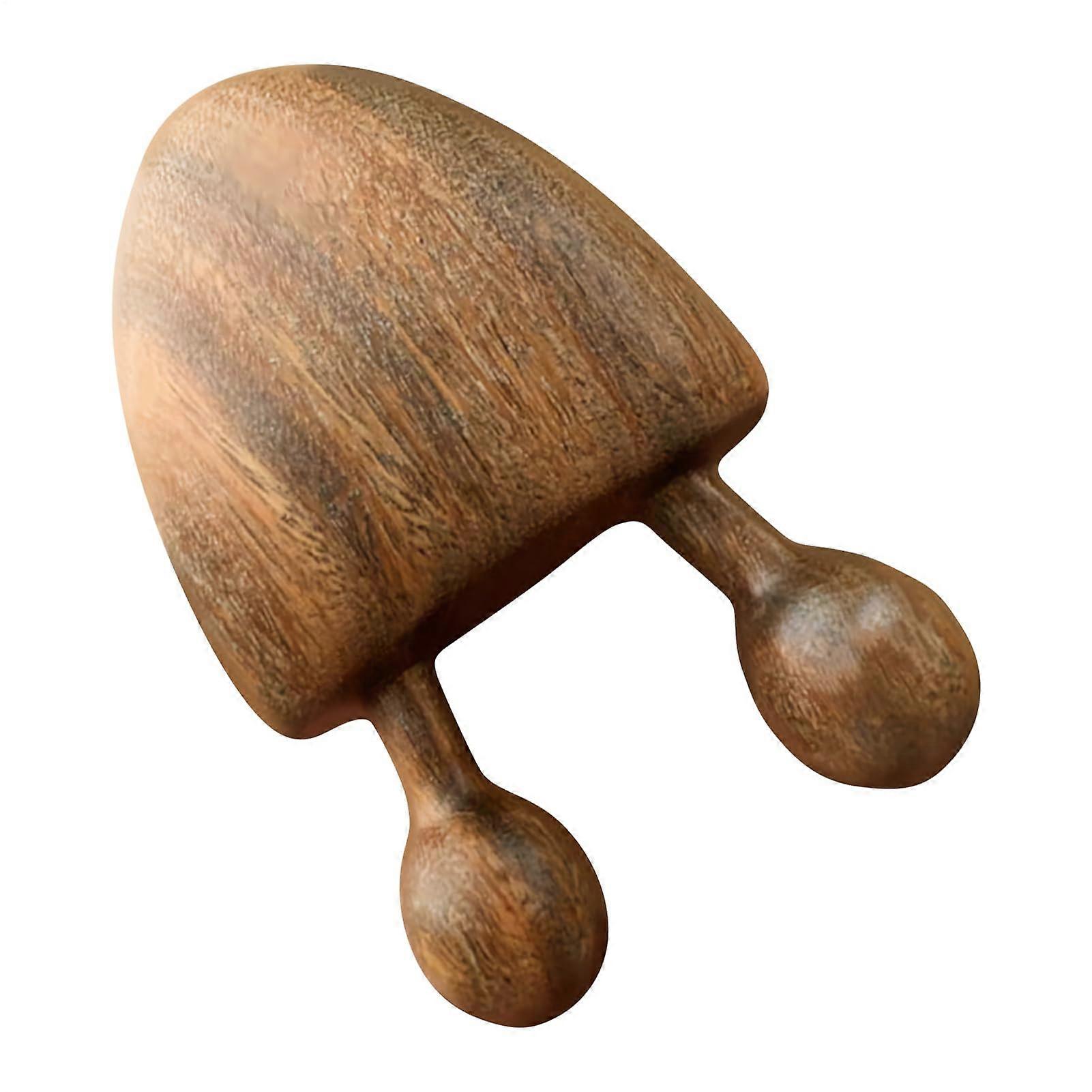 Wooden Massage Tools Trigger Point Tool For Cellulite Reduction Natural Wood Head Massager Multifunction Scratch Massager