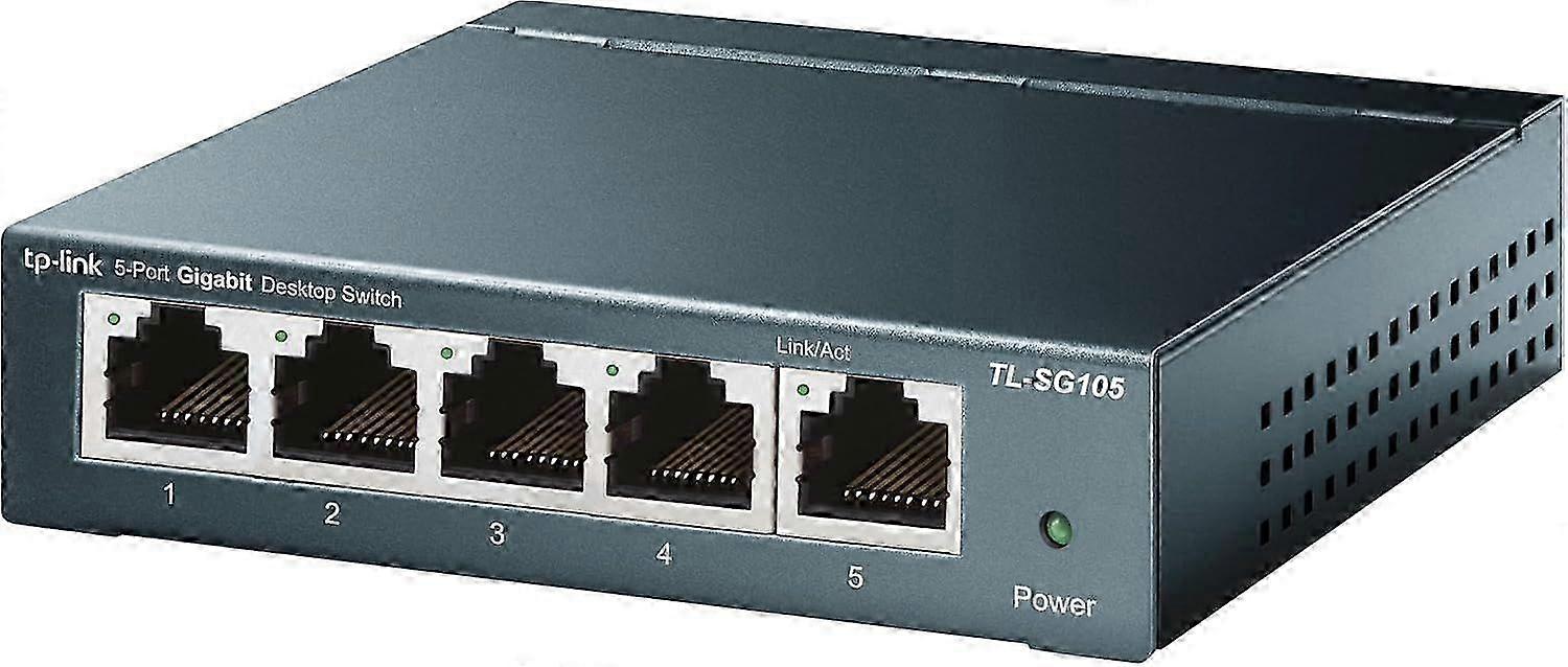 2025 Latest Model TL-SG105, 5 Port Gigabit Unmanaged Ethernet Switch, Network