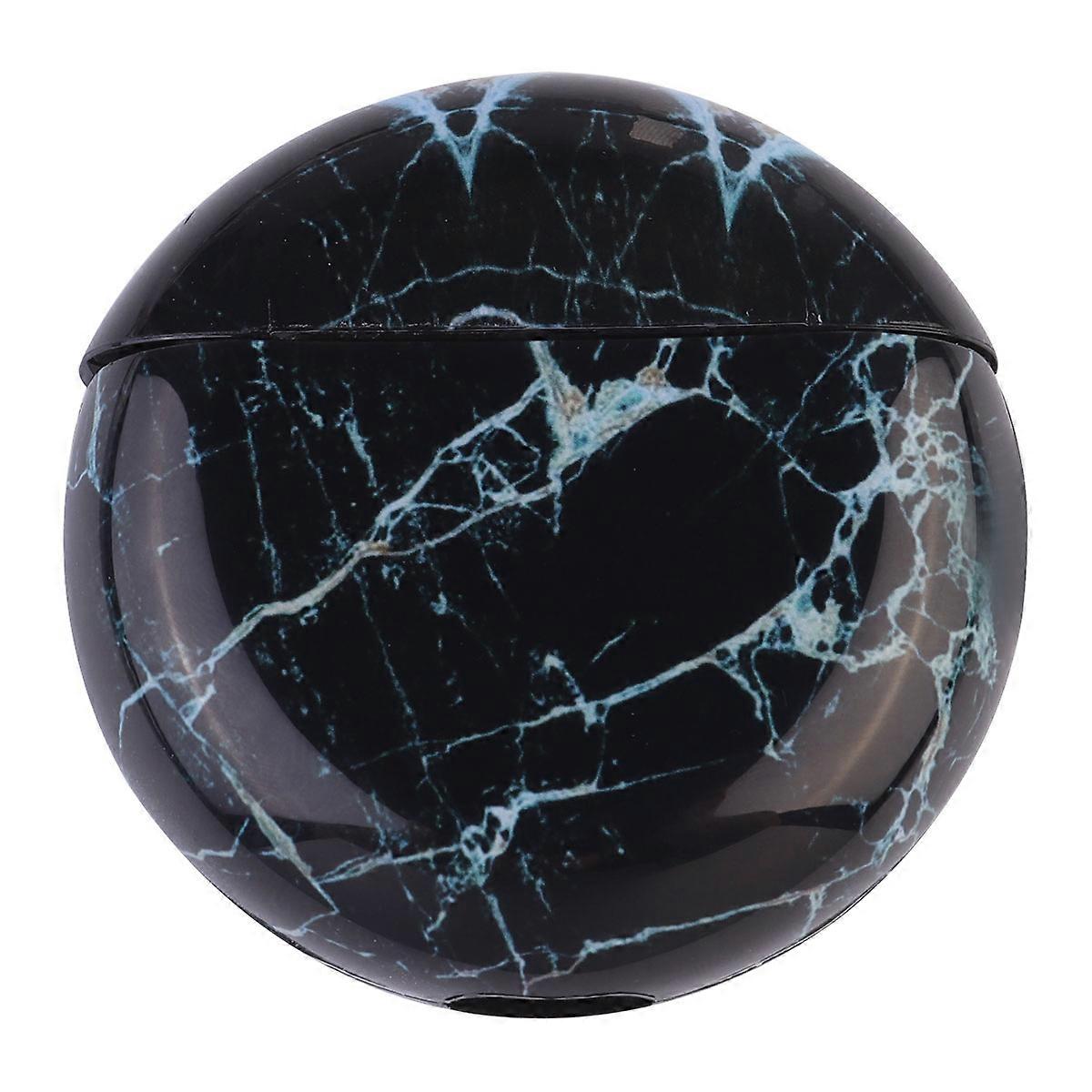 Case Earphone Marble for 3 Wireless 1Pcs Black Tpu