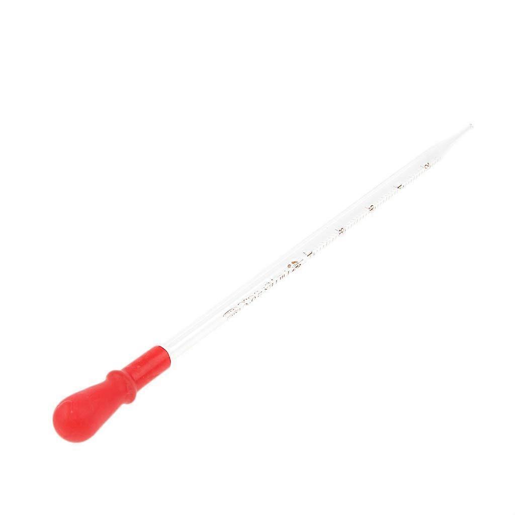 Glass Graduated Pipette 1 mL With Rubber Cap For Laboratory Chemistry Dispensing Dropper