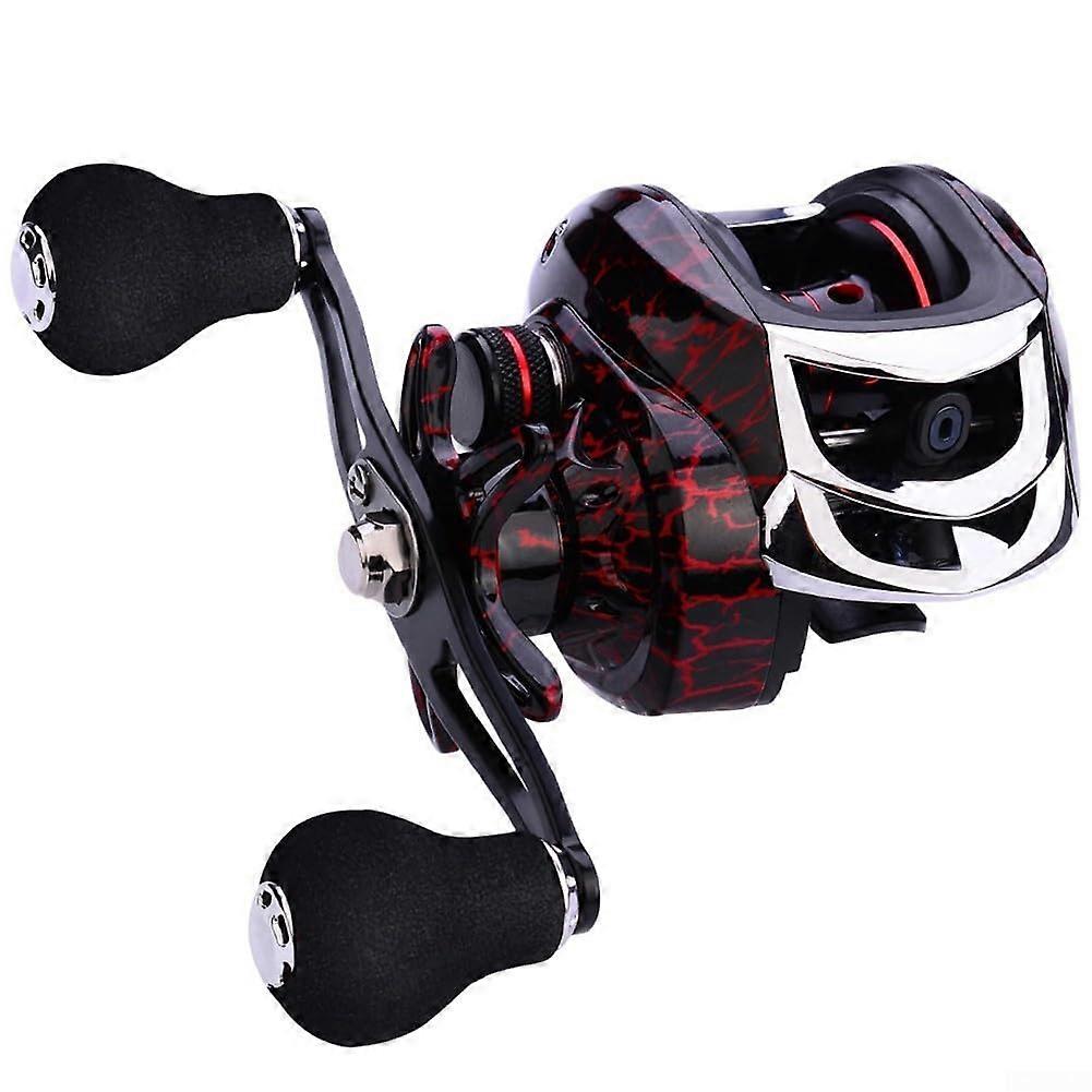 DW121 Baitcast Reel, Left-Hand Retrieve, 7.1:1 Gear Ratio, 18+1 Ball Bearing System, Ultra-Smooth Performance