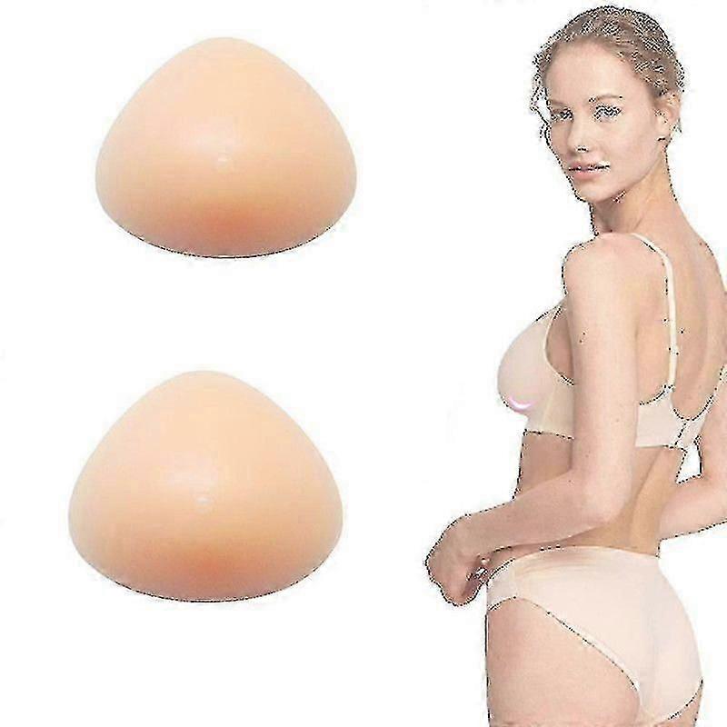 1 زوج سيليكون الثدي شكل مثلث استئصال الثدي بدلة حمالة الصدر وسادة محسن 300G