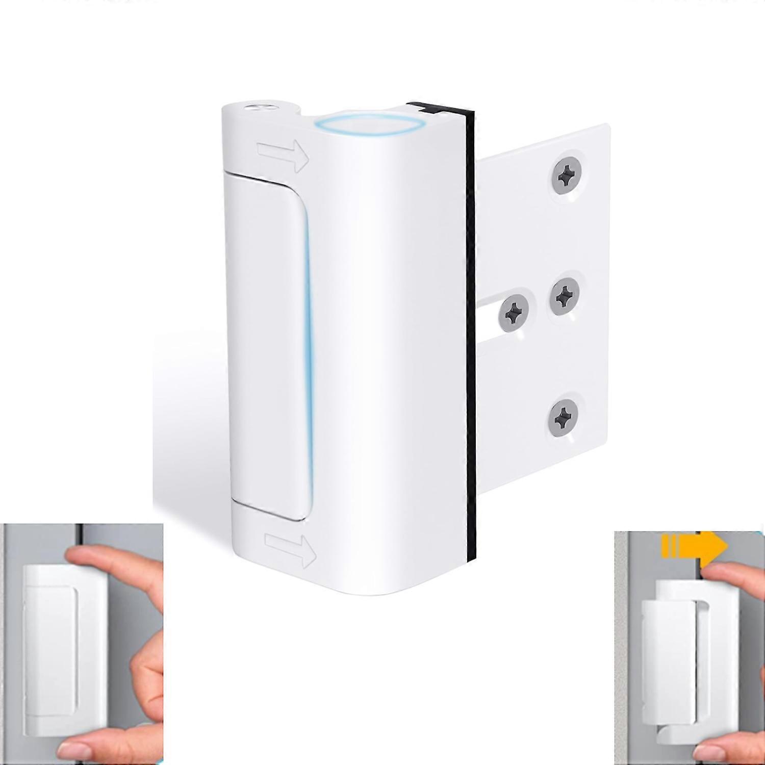 Door Reinforcement Lock -Extra Proof Door Lock with 8 Screws