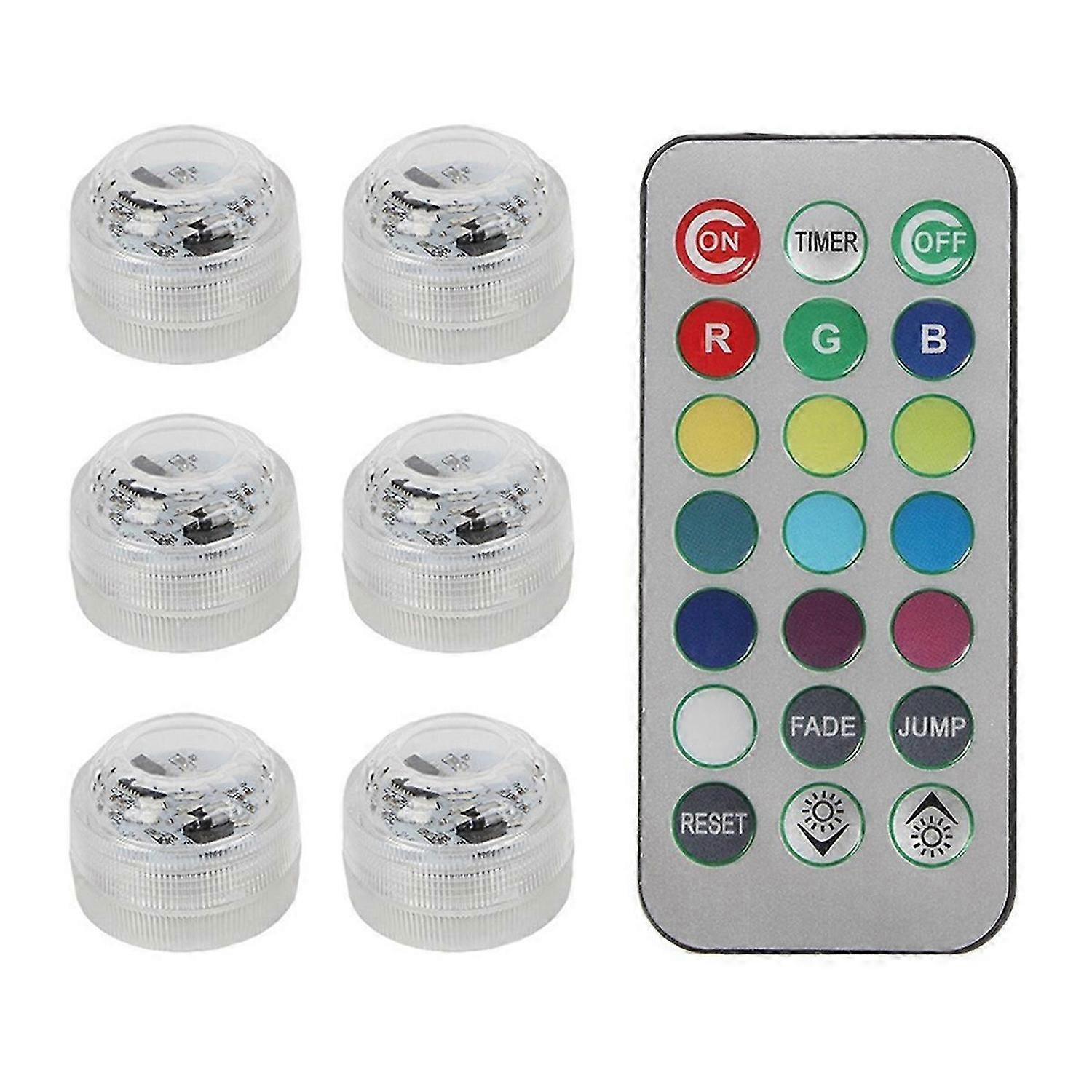 RGB Night Light with Wireless Remote Control LED Remote Control Waterproof Light 3D Printer Model Standard Components