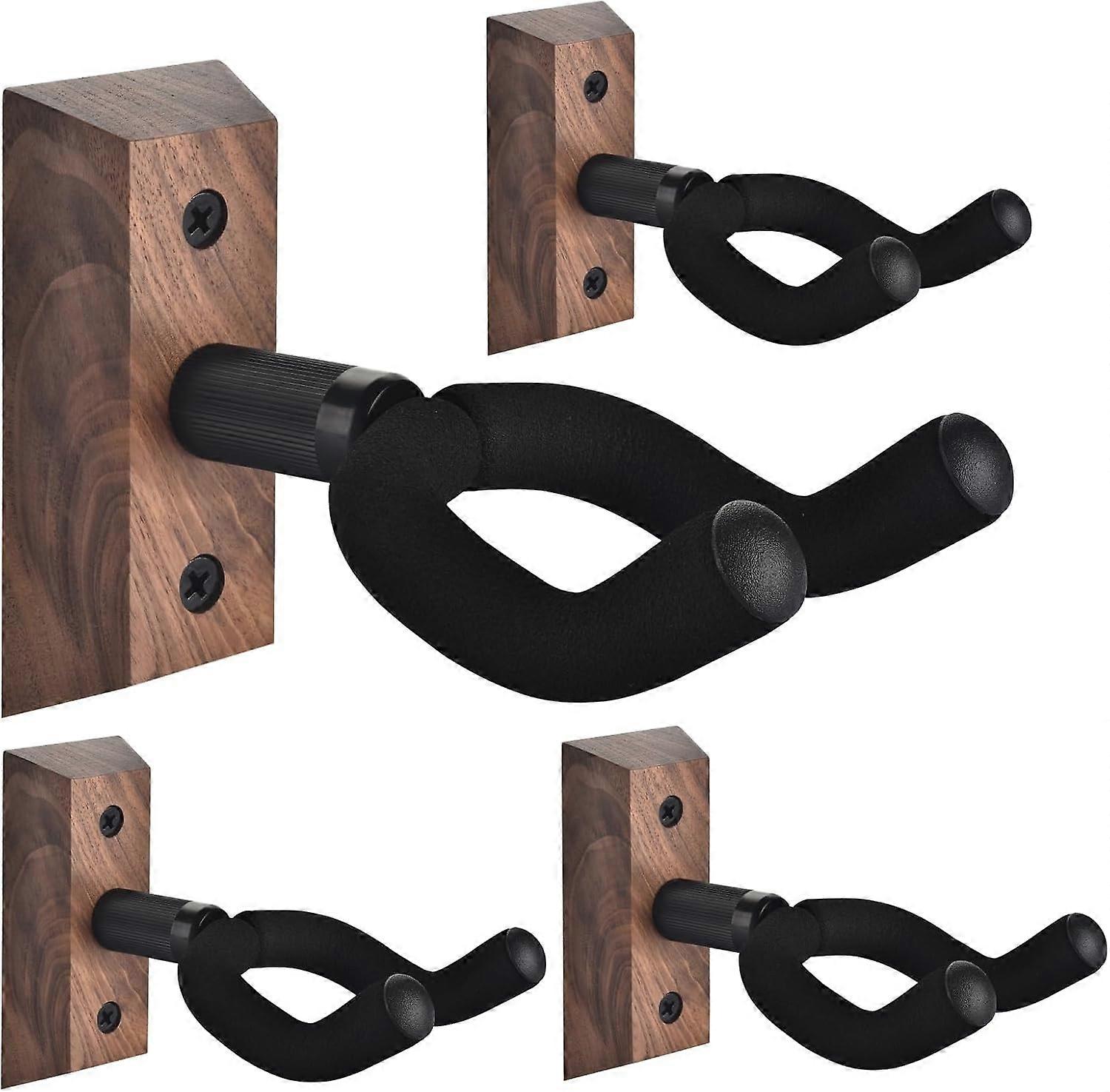 Guitar Wall Mount Hanger Holder 4 Pack