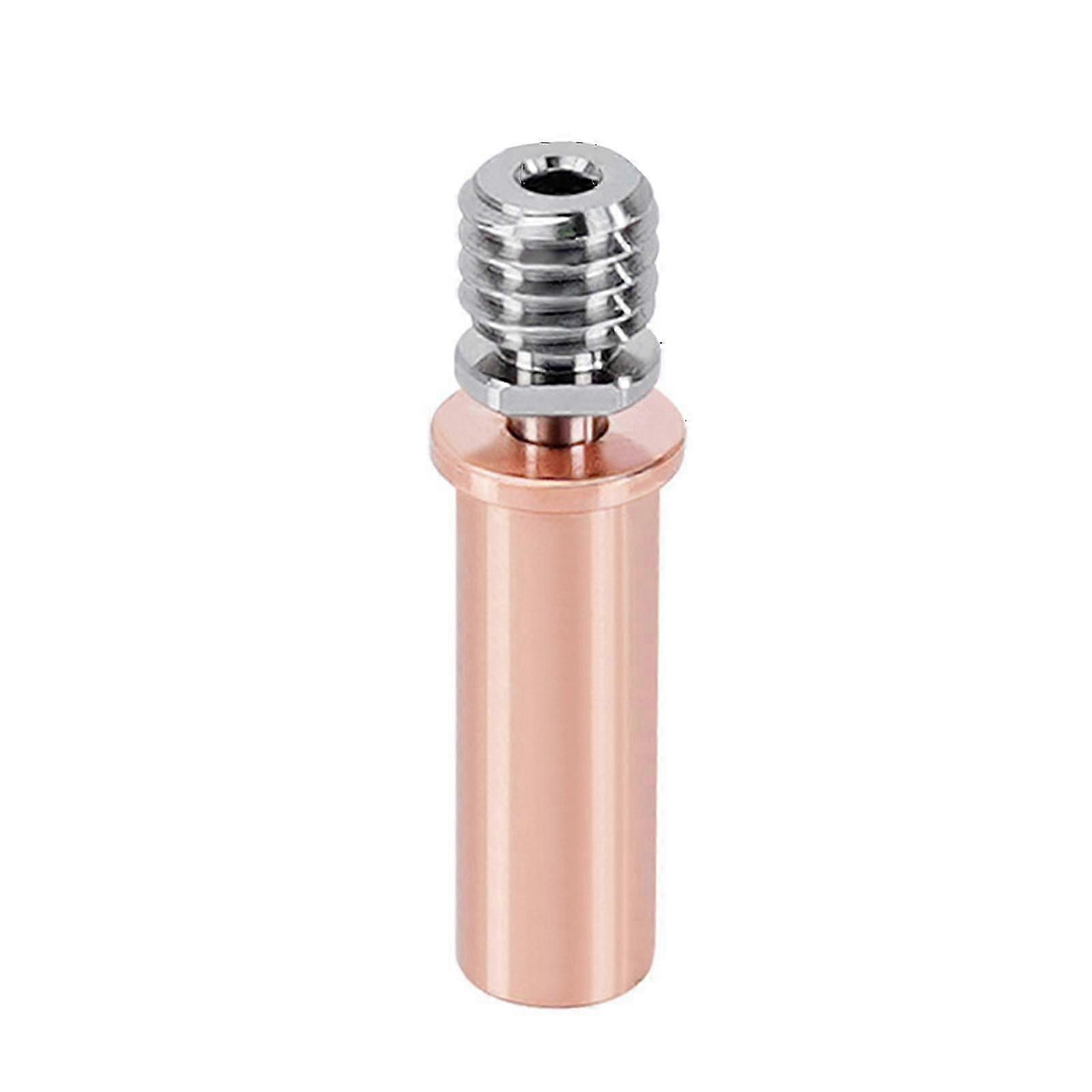 Bi-metal Heater Block and Heatbreak Hotend Throat Pipe M6 for 3D Printer V5AC SE-6 Models