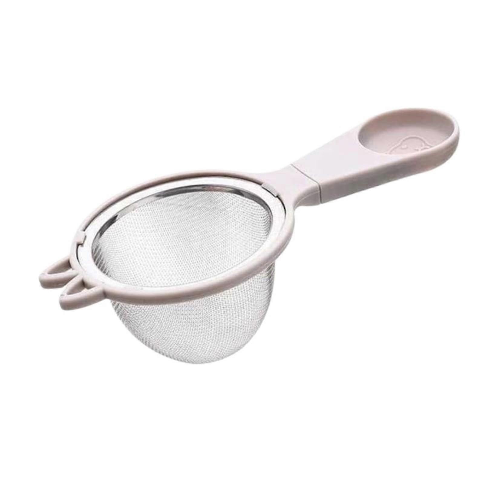 Small Matcha Sifter With Handle Fine Mesh Stainless Steel White 1.0x1.0x1.0 Tea Strainer