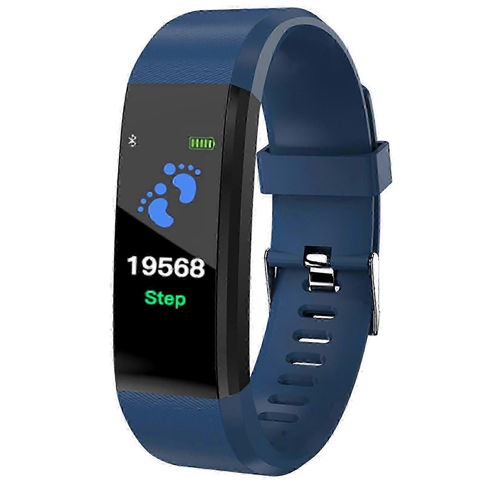 Heart Rate Fitness Tracker Usb Charging Men Smart Wristband Touch Control Fitness Smart Watch For Android Ios Smart Band