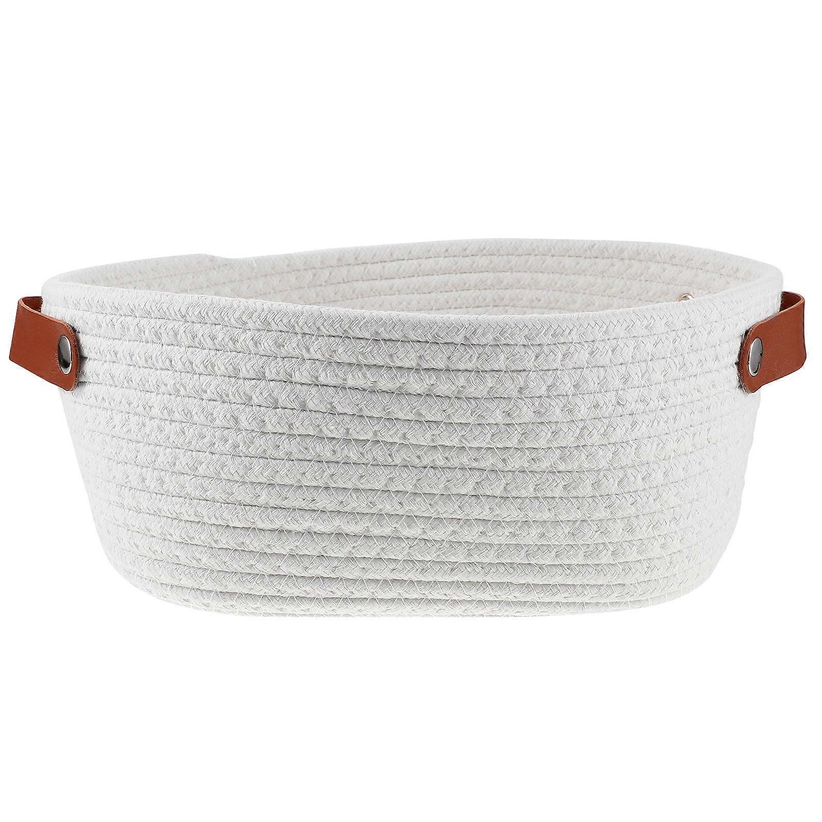 Cotton Rope Woven Basket Multi-Functional Storage Basket for Sundries