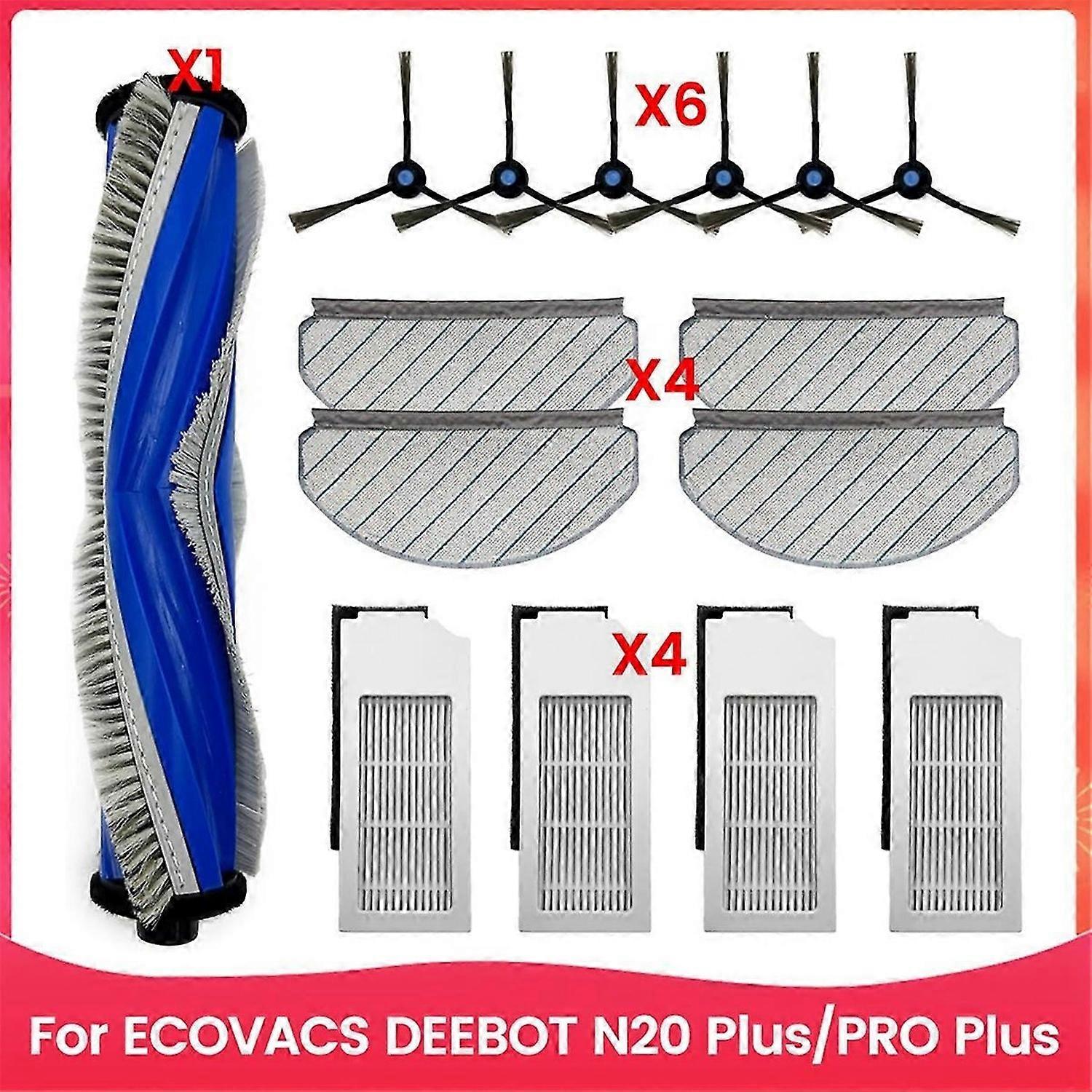 For ECOVACS DEEBOT N20 Plus/PRO Plus Robot Vacuum Accessories Kit