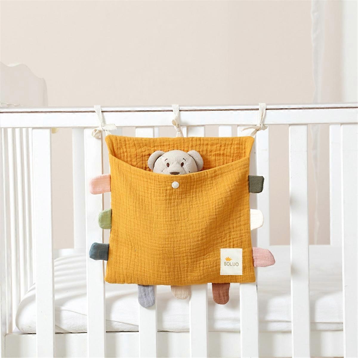 Baby Bed Side Organiser Cotton Bed Storage Bag E