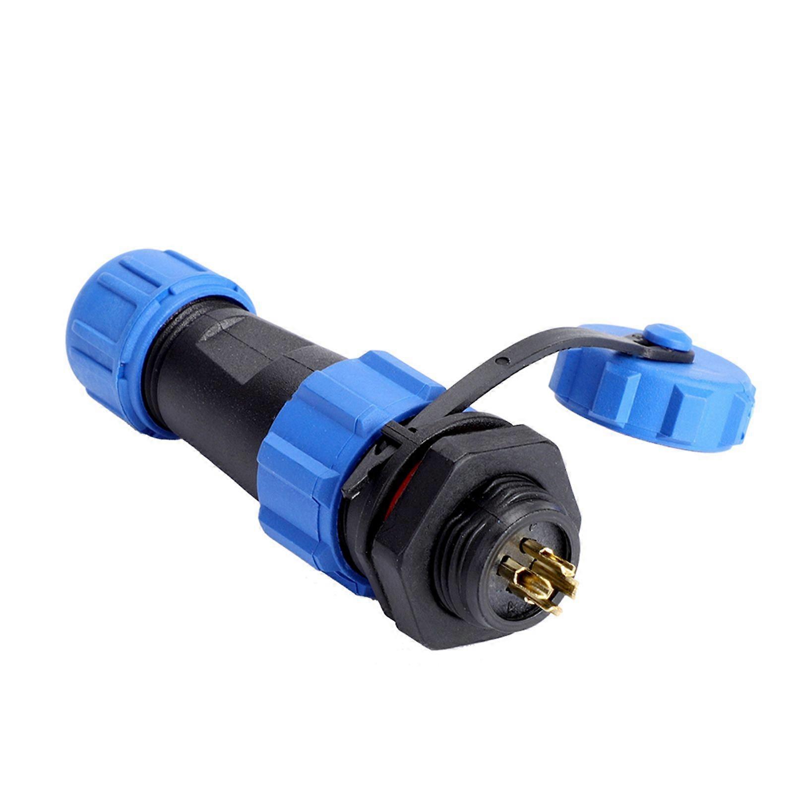 IP67 SP13 4Pin Waterproof Plastic Plug Socket Connector ( 4Pin)