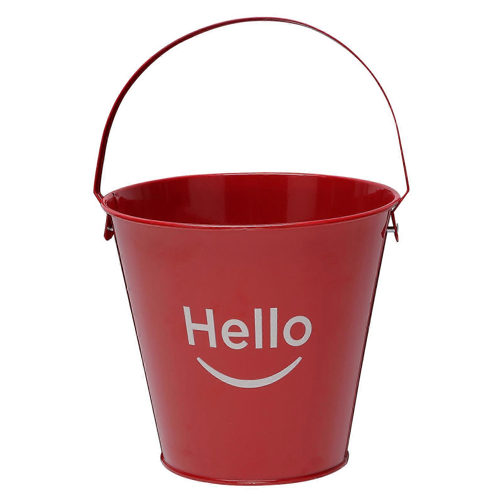 Iron Craft Ice Bucket for Indoor Use 1Pcs Creative Beverage Storage Bucket