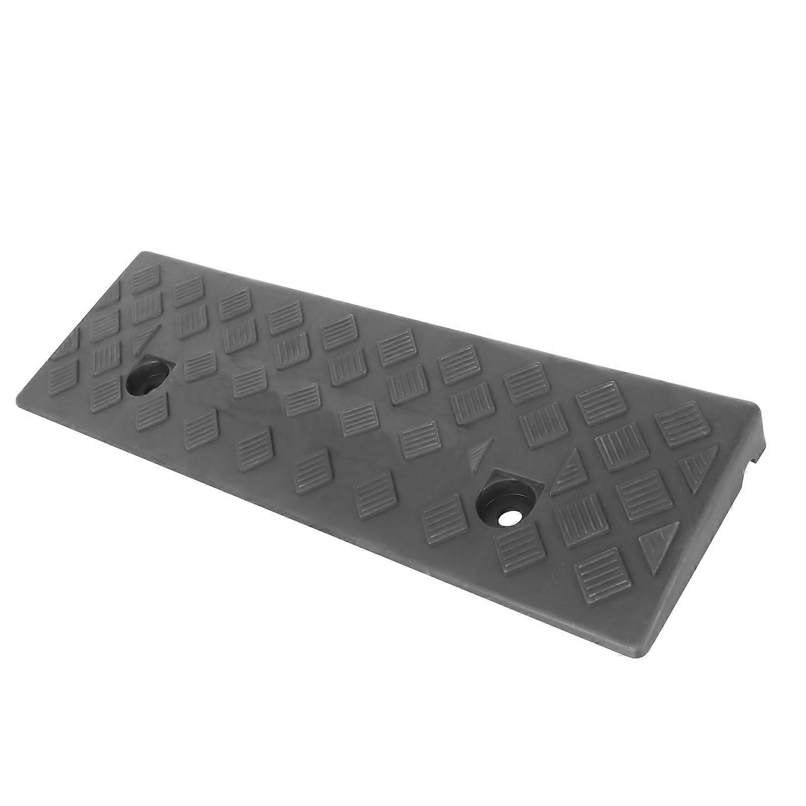 Slope Ramp Plastic Ramp for Home Use 4Pcs Black Garage Ramps