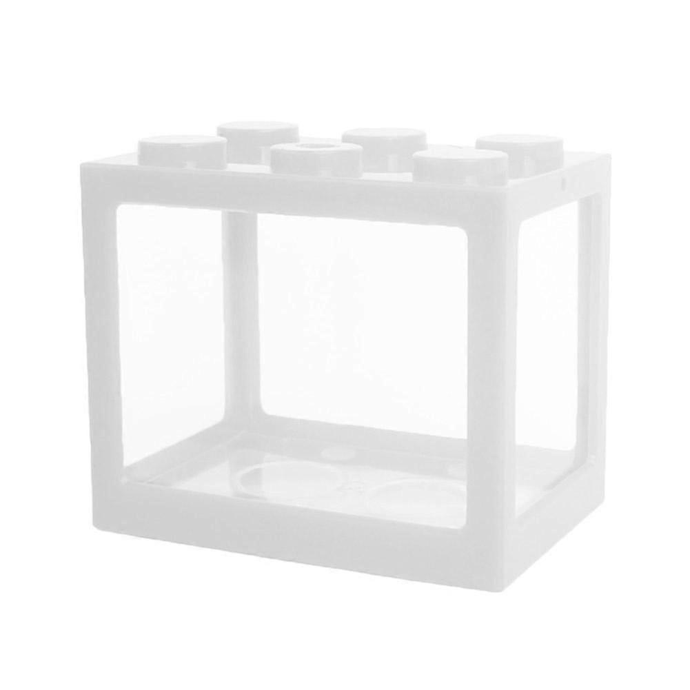 Stackable Building Blocks Betta Fish Tank Aquarium Legoes Creative Fish Fast✨ X3C0