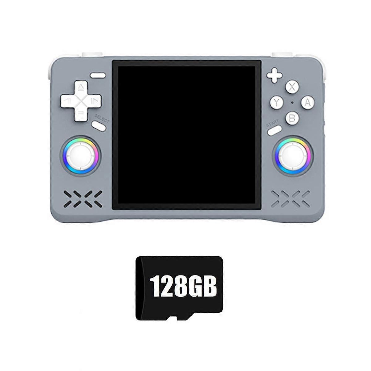 XF40H Retro Handheld Game Console 128G 4.0In IPS Screen Linux Grey