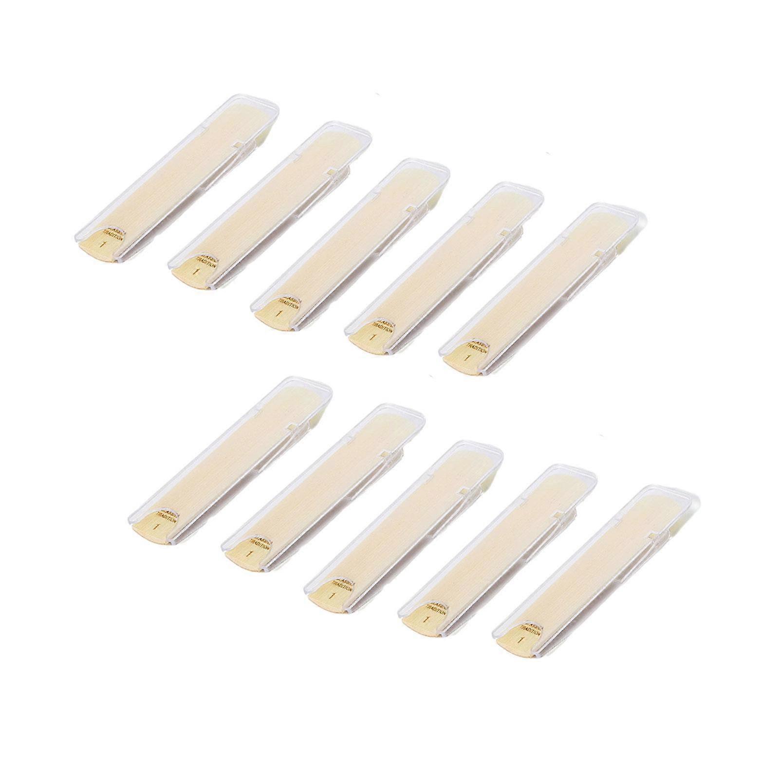 10x Clarinet Reeds Woodwind Instrument Traditional Clarinet Reeds for Player hardness 1.5