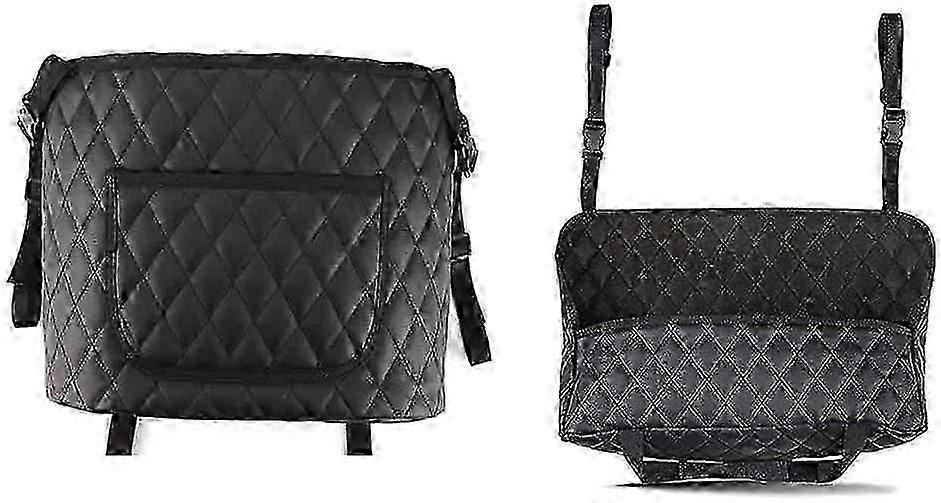 سيارة منظم حقيبة تخزين الجلود بين مقعد السيارة حامل حقيبة يد سيارة صافي جيب التخزين