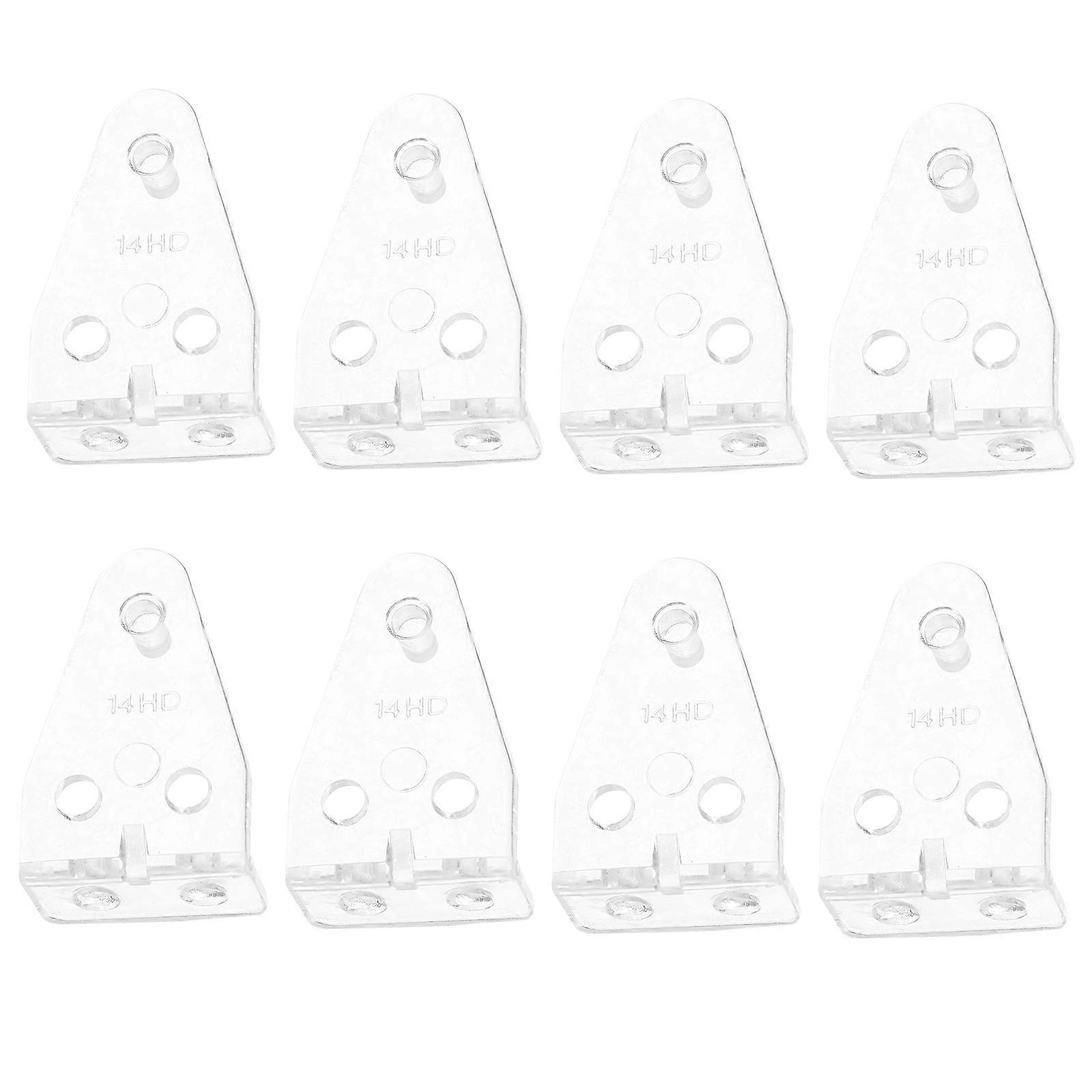 Clear Plastic Blind Hold Down Brackets for Curtains 120Pcs Accessories