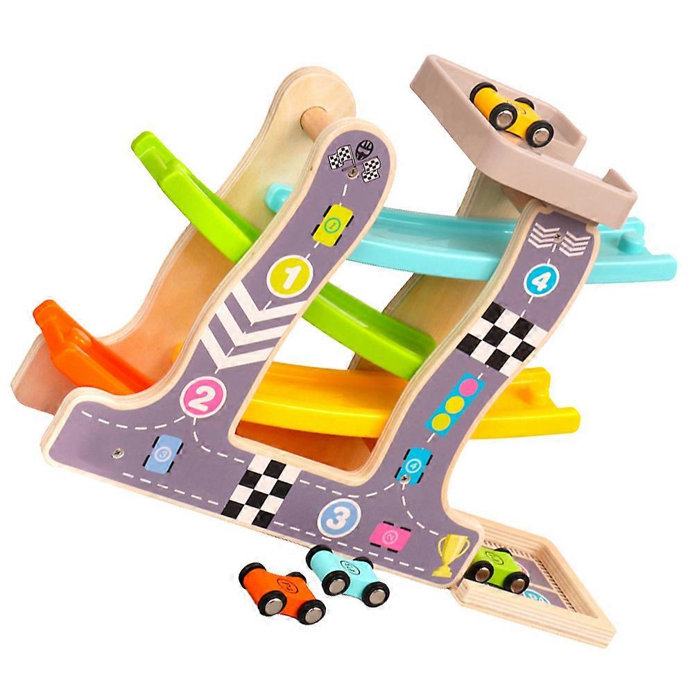 Car Toy Set Track Car Toy For Children Assorted Color Interactive 1 Set