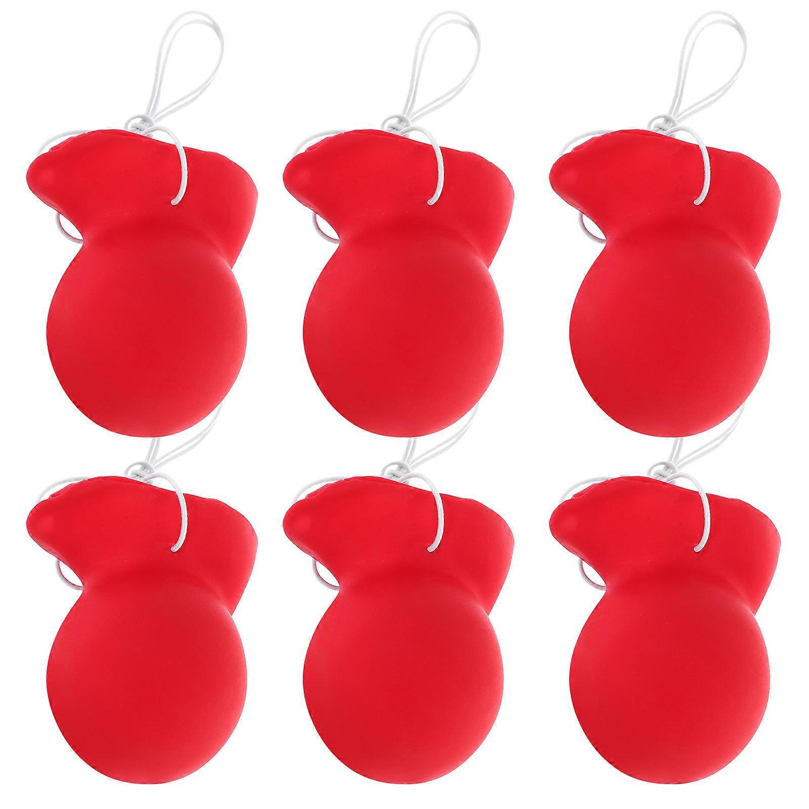 Cosplay Clown Nose Red Clown Nose Props for 12Pcs Costume Accessory