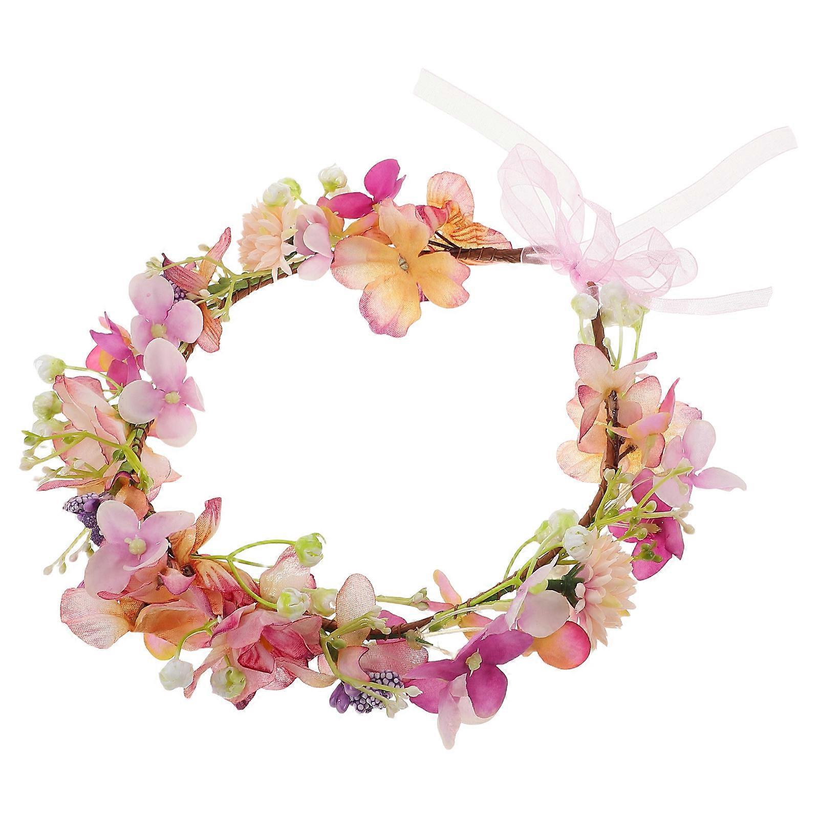 Garland Headpiece Handmade Ideal For Beach Weddings With Minimalist Style And Comfortable Fit 1Pack