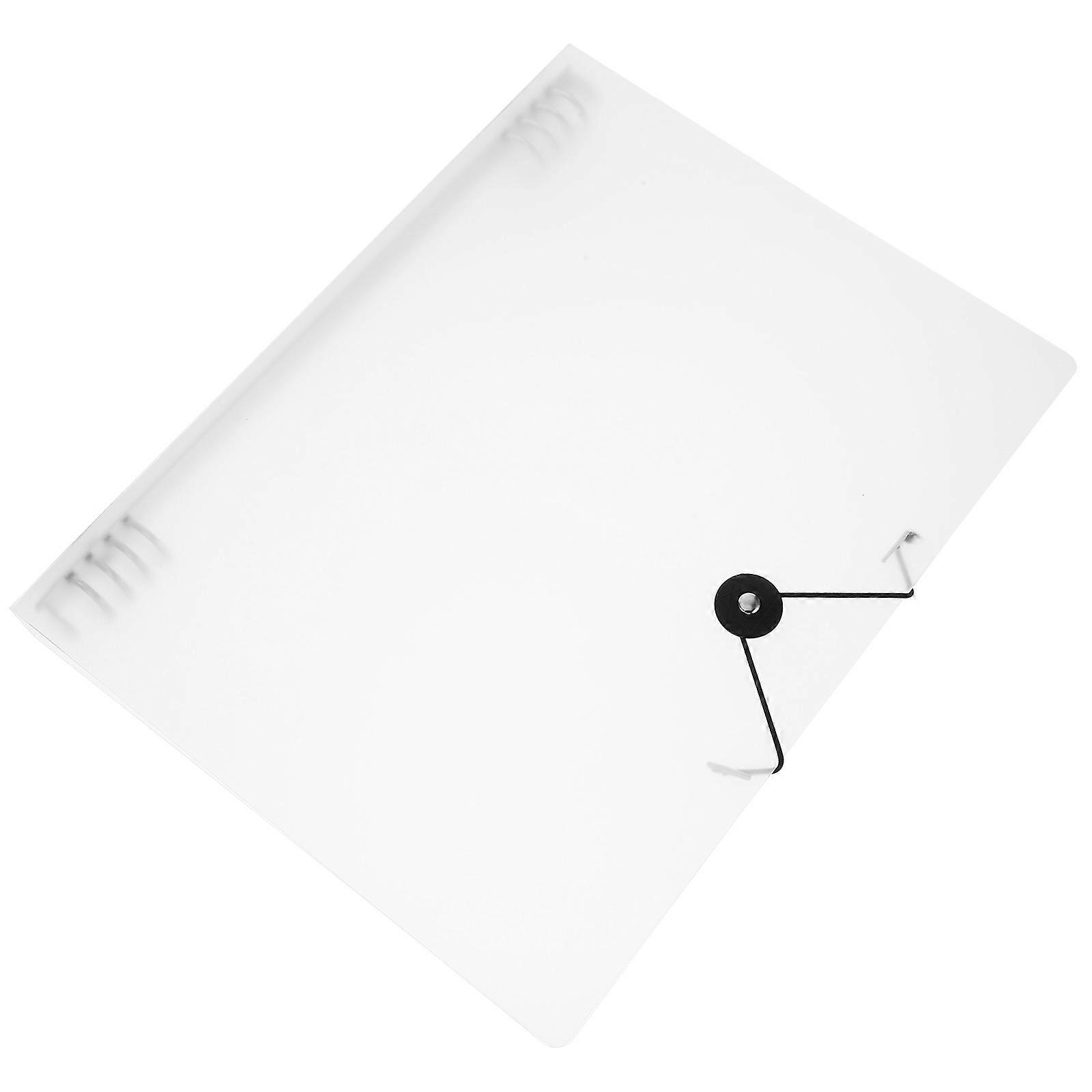 Portable Binder Document Binder Cover for Protecting Use 3Pcs Transparent Shells