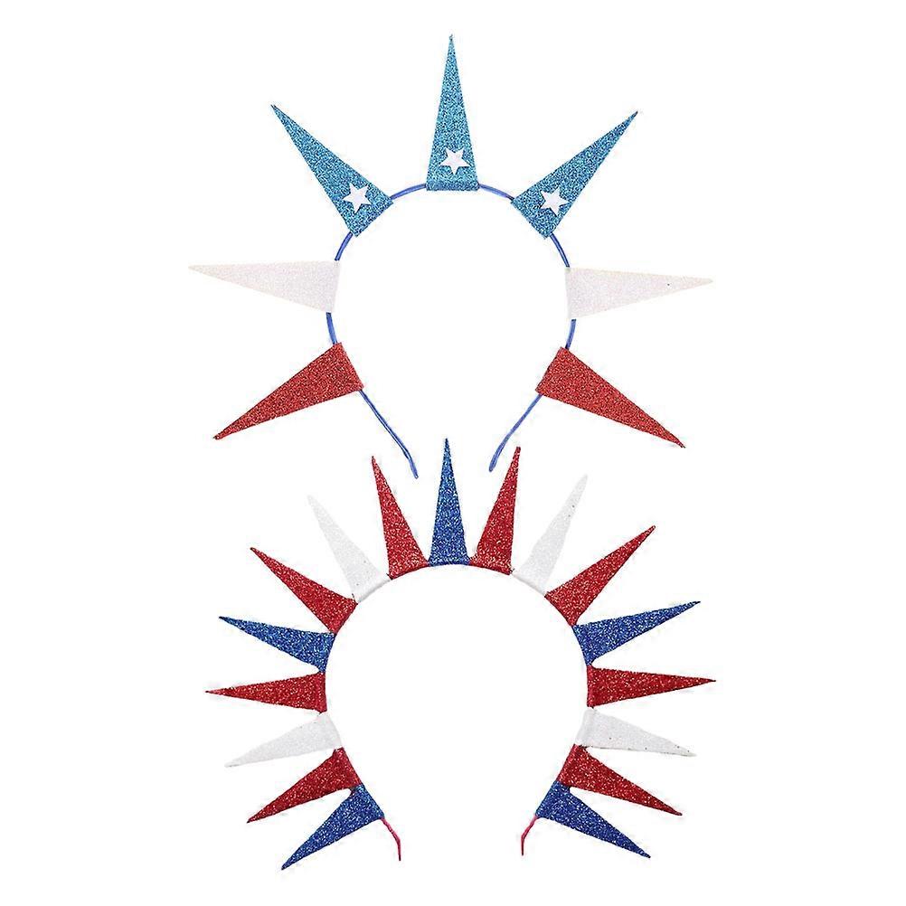 Assorted Color Statue of Liberty Headband for National Day with 10Pcs