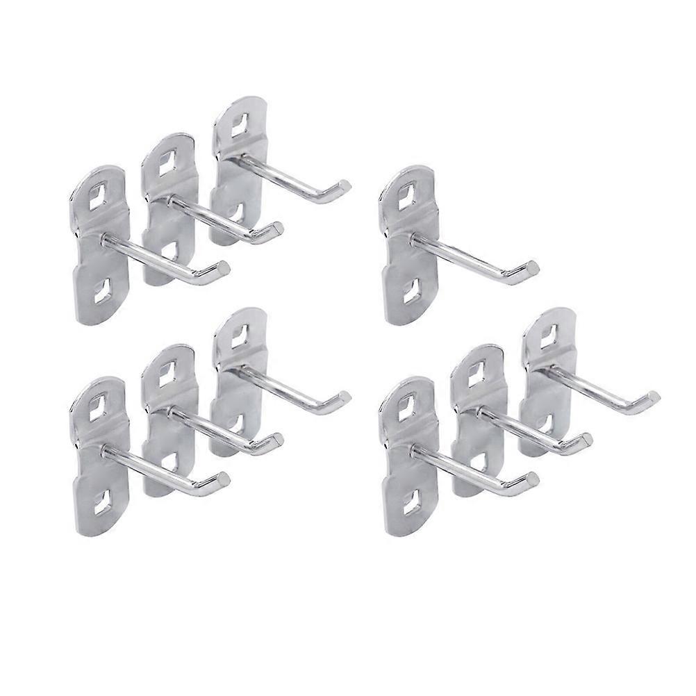 Hanger for Supermarket Tool Hanging Hook for Home Use 20Pcs Silver