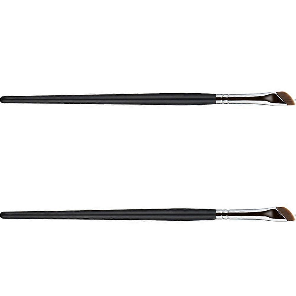 Eyelash Application Brush Makeup Tool For Professional Users Black 2Pcs