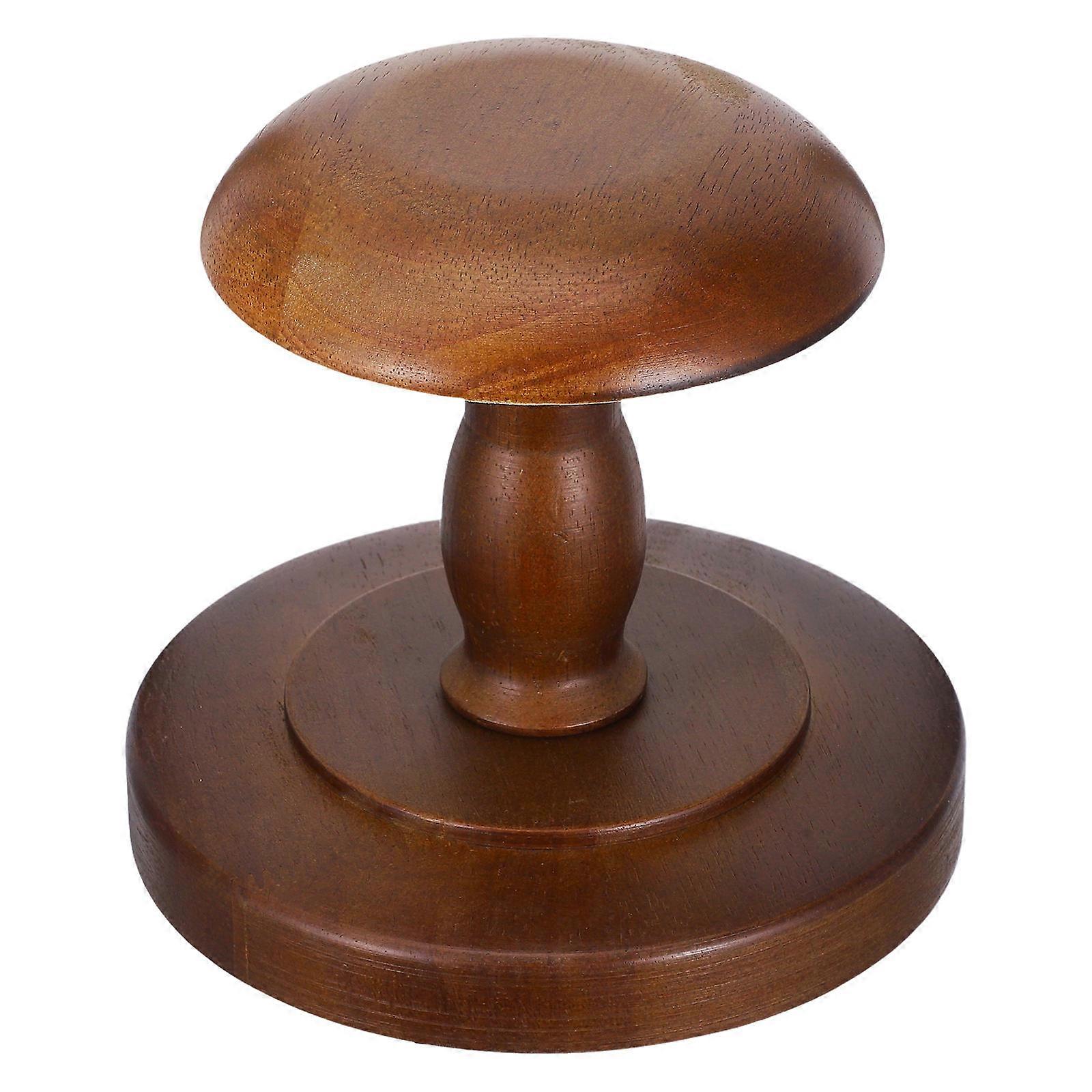 Wooden Hat Display Holder for Display 2Pcs Vintage Hat Rack